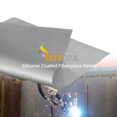 Weatherproof Water Repellent Anti-Aging Silicone Coated Fiberglass Fabric for Thermal Insulation