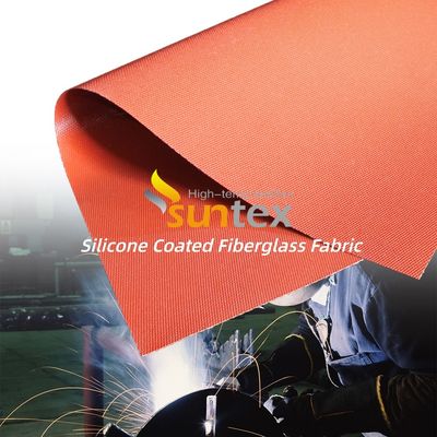 Flame Retardant Thermal Insulation Anti-Aging Silicone Coated Fiberglass Fabric for High Temperature Applications