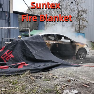 La couverture incendie Suntex à haute performance grise ralentit la fuite thermique de la batterie avec une privation d'oxygène pour la sécurité des véhicules électriques