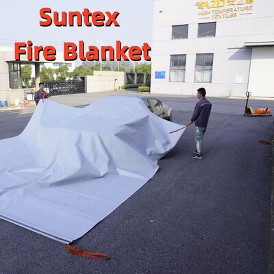 Couverture anti-incendie Suntex: supérieur de blocage des flammes avec fonction de ventilation au gaz pour la privation d'oxygène dans les incendies de véhicules électriques