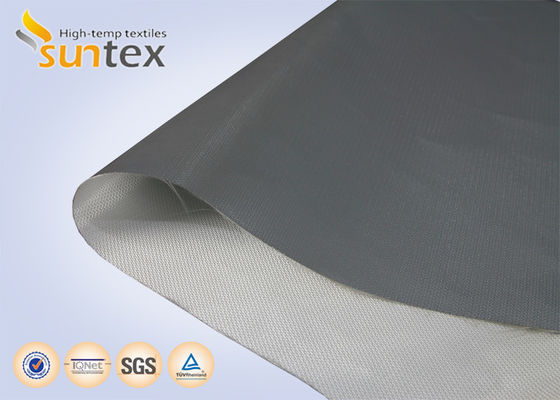L'unité centrale de plaine/sergé a enduit le tissu de fibre de verre pour le tissu de compensateur d'épaisseur de la lutte anti-incendie 0.21mm de tissu de rideau
