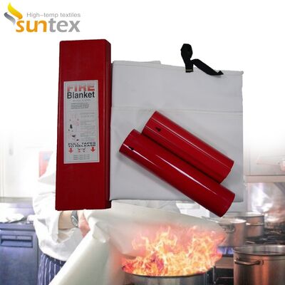 Couverture incendie portable de grande taille résistant aux températures élevées pour la protection d'urgence et de soudage