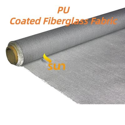 460 g/m2 de tissu en fibre de verre enduit en PU d'une épaisseur de 0,41 mm et résistant aux températures de 1800 °C pour des applications ignifuges