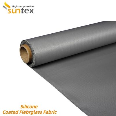 Fireproof Waterproof Chemical Corrosion Resistant Silicone Coated Fiberglass Fabric High Silica Fiberglass Cloth