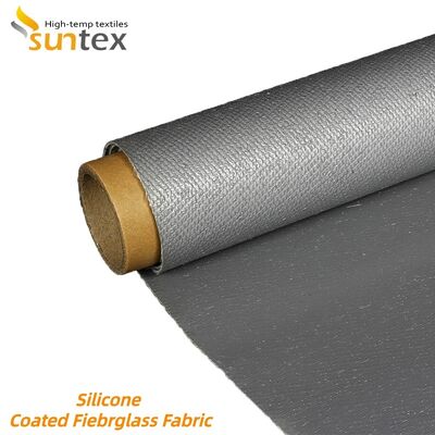 Fireproof Silicone Coated Fiberglass Fabric with Chemical Corrosion Resistance and High Temperature Stability for Industrial Use