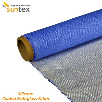 High-Temperature Resistant Fireproof Silicone Coated Fiberglass Fabric 850g/m2 for Heat Insulation