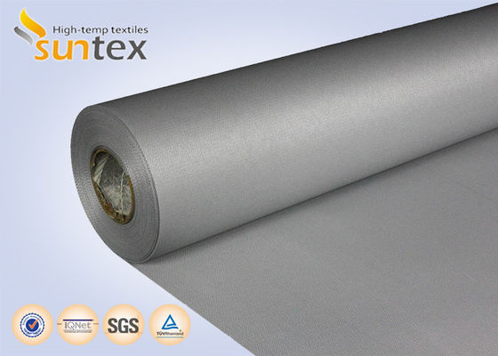 M0 Certifié incendie Tissu en fibre de verre de 0,4 mm, revêtu de PU pour le système de distribution d'air