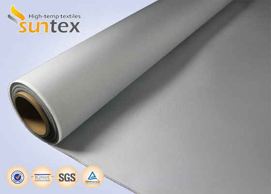 M0 Fire Certified 0.4mm Fiberglass Cloth, PU Coated for Air Distribution System