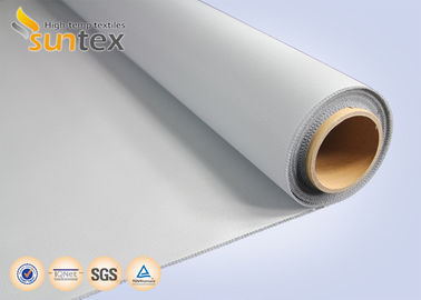 4H Satin 0.41mm Fire Retardant Fabric PU 2 Sides M0 Fire Resistant Curtains