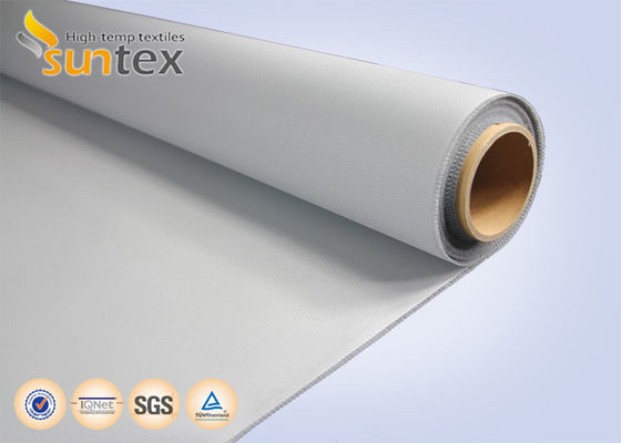 0.41mm Fire Retardant M0 Fine Fiberglass Cloth Roll with PU Coating for Welding