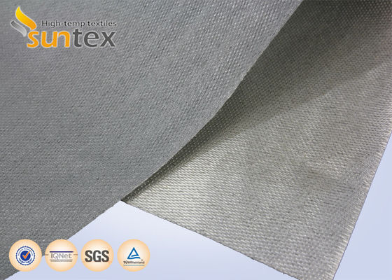 0.7 mm Tissu en fibre de verre enduit en PU résistant aux températures élevées pour couvertures ignifuges