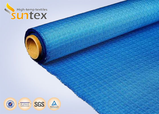 Fireproof Acrylic Coated Fiberglass Fabric with 550 Degree C Temperature Resistance and Easy to Sew and Cut for Welding Blankets