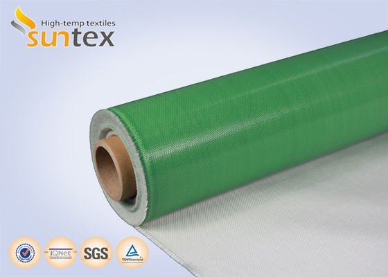 Fireproof Silicone Coated Fiberglass Fabric with Temperature Resistance from -50 to 550°C and 850g/m2 Weight for Industrial Safety