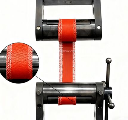 Tissu en fibre de verre recouvert de silicone de 850 g/m2 - résistant au feu et à la chaleur pour les applications industrielles