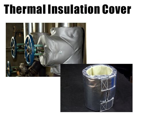 Tissu en fibre de verre isolant la chaleur: revêtu de silicone à double face, 590 g/m2, 0,45 mm