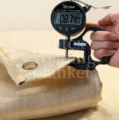 Ruloir de couverture de soudage en fibre de verre recouvert d'acrylique résistant à la chaleur à 550°C, de tailles personnalisables