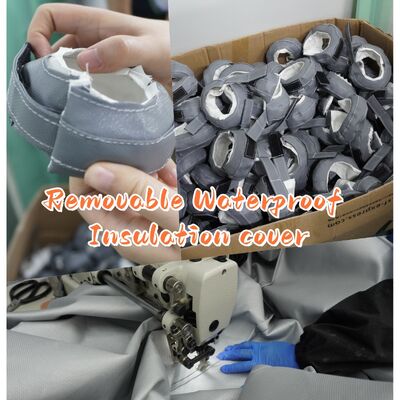 EN-13501 Certified Fire Curtain Fabric with 550°C Temperature Resistance and 0.6mm Thickness for Fire and Smoke Protection