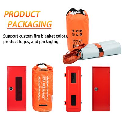 Couverture anti-incendie pour véhicule électrique automobile ignifuge à 550°C/1000°C, résistant à la chaleur et dépourvu d'oxygène pour la sécurité incendie