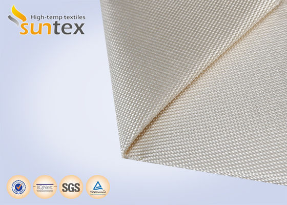 1200℃ High Temperature Resistance Silica Cloth with 18 oz/sqy Unit Weight and Crowfoot Pattern for Fire Retardant Applications