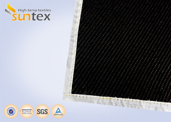 Tissu à haute teneur en silice 96% SiO2 résistant à 1200°C et poids unitaire de 18 oz/sqy pour une protection contre les chaleurs extrêmes