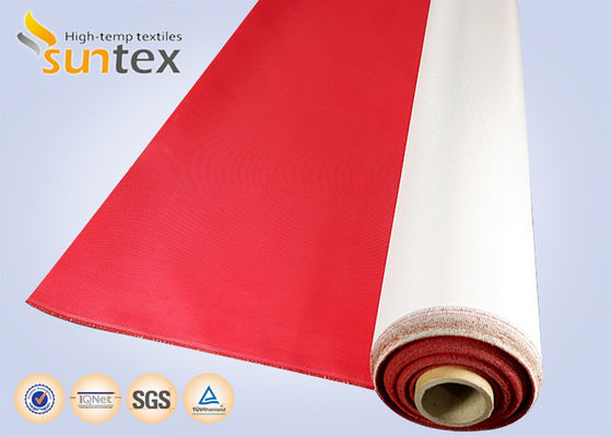 Tissu enduit de fibre de verre de haut de longévité de fibre de verre polyuréthane imperméable ignifuge de tissu