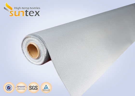 Tissu en fibre de verre en PU imperméable à l'eau résistant au feu à haute résistance pour plusieurs utilisations de protection thermique