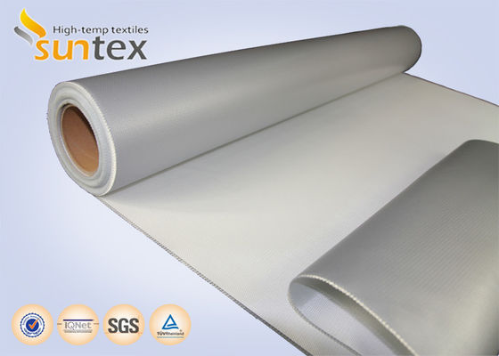 Tissu isolant en silicone gris imprégné de 14 oz, idéal pour les couvertures d'équipement et les gilets de sécurité