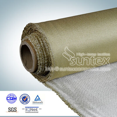 satin à hautes températures 3784HT 550C du tissu 8H de fibre de verre de couverture de turbine de 0.8mm