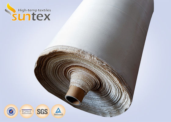 1200℃ High Temperature Resistance Silica Cloth with 18 oz/sqy Unit Weight and Crowfoot Pattern for Fire Retardant Applications