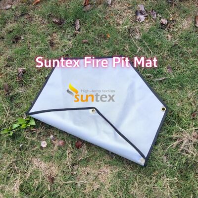 550C Heat Resistant Fire Pit Mat with Customizable Size and Multi-Layer Structure for Grill Protection