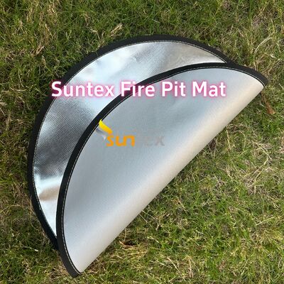 550C Heat Resistant Fire Pit Mat with Customizable Size and Multi-Layer Structure for Outdoor Grill Protection