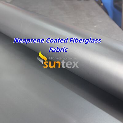 High Temperature Resistance Flame Retardant Neoprene Coated Fiberglass Fabric for Flexible Fabric Connector