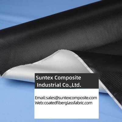 High Temperature Silicone Coated Fiberglass Fabric with Two Side Silicone Rubber Coating and Alkali Free E-Glass for 550°C Resistance