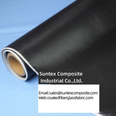 Tissu en fibre de verre enduit de silicone double face imperméable et ignifuge avec résistance aux hautes températures pour joints de dilatation