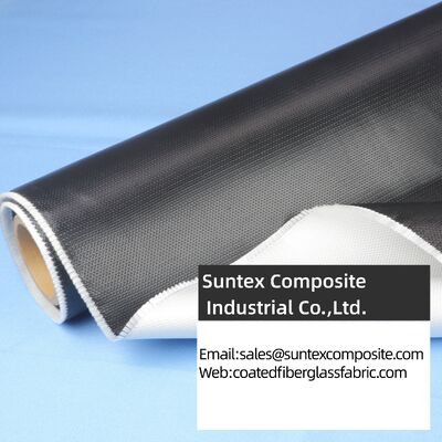 Tissu en fibre de verre enduit de silicone résistant au feu et aux hautes températures pour l'isolation thermique et la résistance à la corrosion