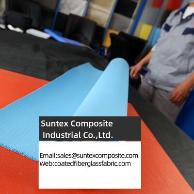 Thermal Insulation High Temperature Resistance Fireproof Silicone Coated Fiberglass Fabric for Industrial Use