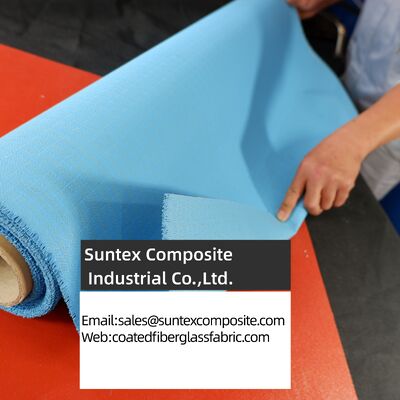 High Temperature Resistance Fireproof Silicone Coated Fiberglass Fabric with Customizable Width