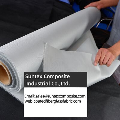 Heat Resistant Fireproof High Strength Silicone Coated Fiberglass Fabric for Industrial Applications