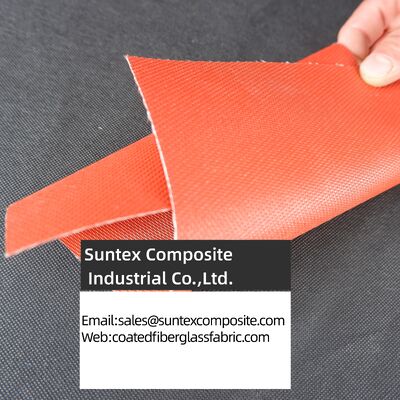 High Temperature Fireproof Alkali Free E-Glass Silicone Coated Fiberglass Fabric for Industrial Applications