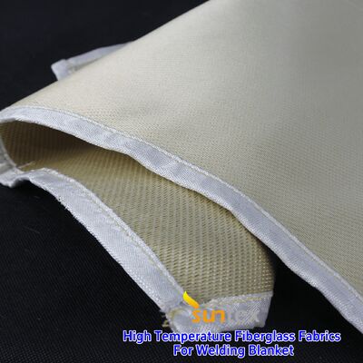 Couverture de soudage en fibre de verre recouverte d'acrylique résistante à la chaleur à 550°C Couverture de feu de taille personnalisable