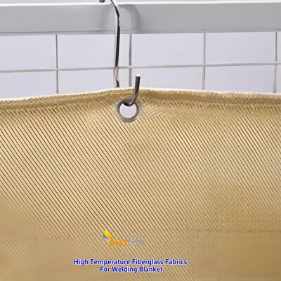 Couverture de soudage en fibre de verre ignifuge résistant à la chaleur jusqu'à 550°C Couverture anti-feu enduite d'acrylique