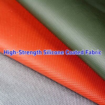 590 g/sqm 0.45 mm Fire Resistance Silicone Coated Fiberglass Fabric for Thermal Insulation