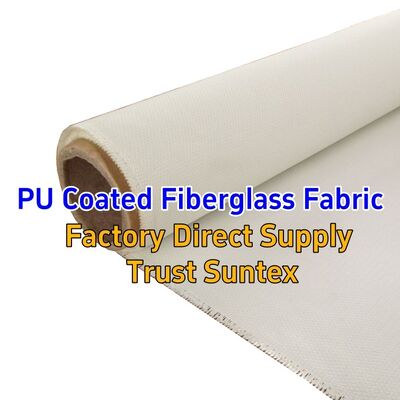 Tissu en fibre de verre revêtu en PU de haute résistance 460 g/m2 d'épaisseur de 0,41 mm et résistance au feu M0
