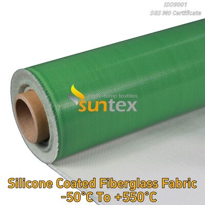 Colored Silicone Coating Fiberglass Cloth Silicon Coated With Fiberglass Fabric