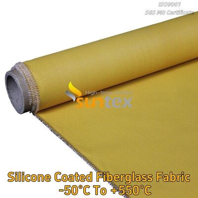 Suntex Heat Resistant C-Glass Fire Retardant Silicone Coated Silicone Rubber Coated Fiberglass Sheet/Fabric/Cloth