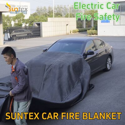 Couverture anti-feu de voiture EV 6*9M, petit pain de tissu en fibre de verre de 19.8*26 pieds