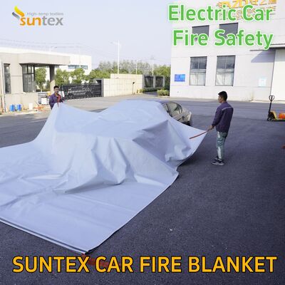 Couverture anti-incendie de voiture transfrontalière Portable résistant à haute température et ignifuge en fibre de verre