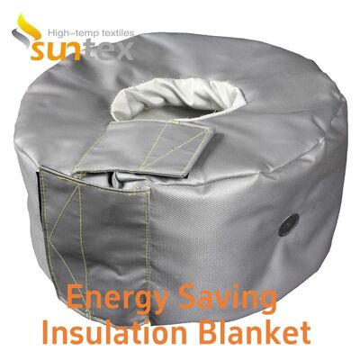 Custom Removable Thermal Insulation Covers - High Temperature Resistant Industrial Heat Insulation Blankets for Pipes, Valves, Machinery