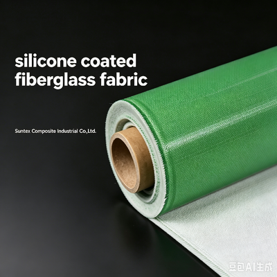 tissu de fibre de verre enduit de silicone pour rideau coupe-feu