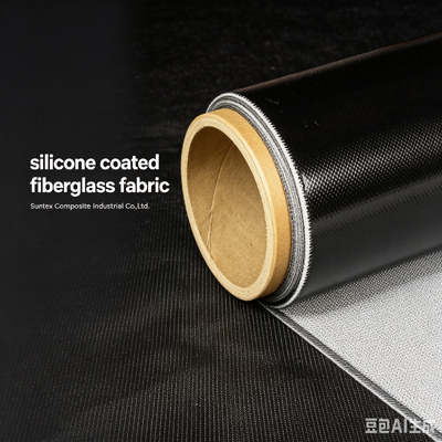 Tissu de fibre de verre enduit de silicone pour l'isolation à haute température, fournisseur de tissu de silicone résistant au feu